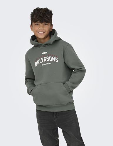 Only & Sons Osjceres Felpa Bambino 134 Castor Gray