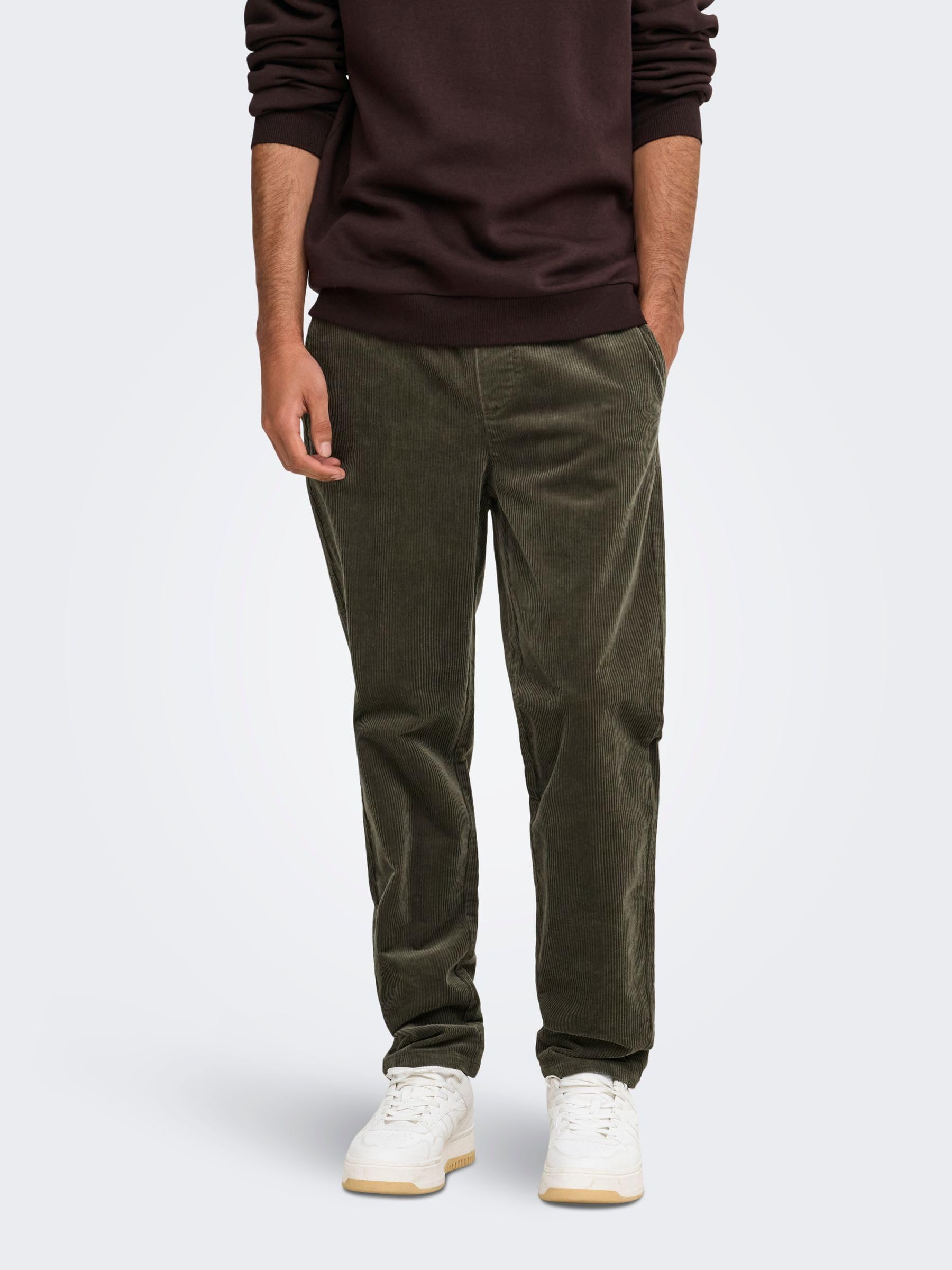 ONLY & SONS Pantaloni Onslinus Corduroy Uomo L Velluto