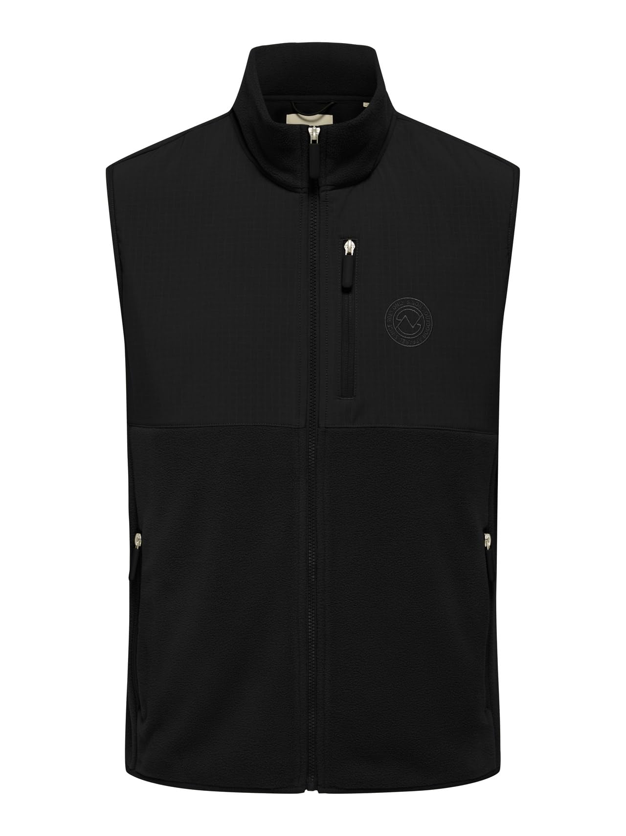 Only & Sons Onschuck Fleece Gilet Uomo M Nero