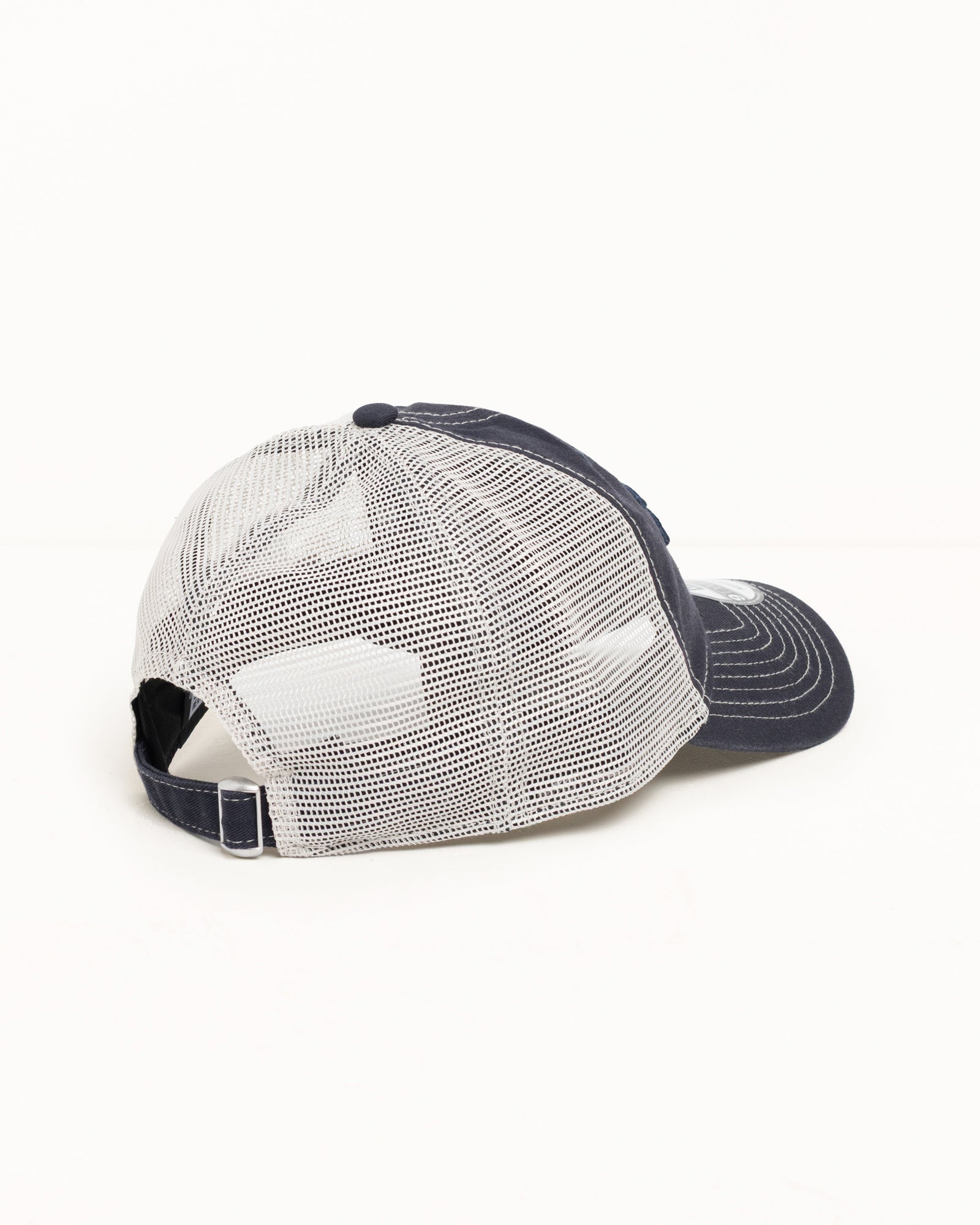 Stussy 9TWENTY Washed Basic Trucker cappello navy cotone