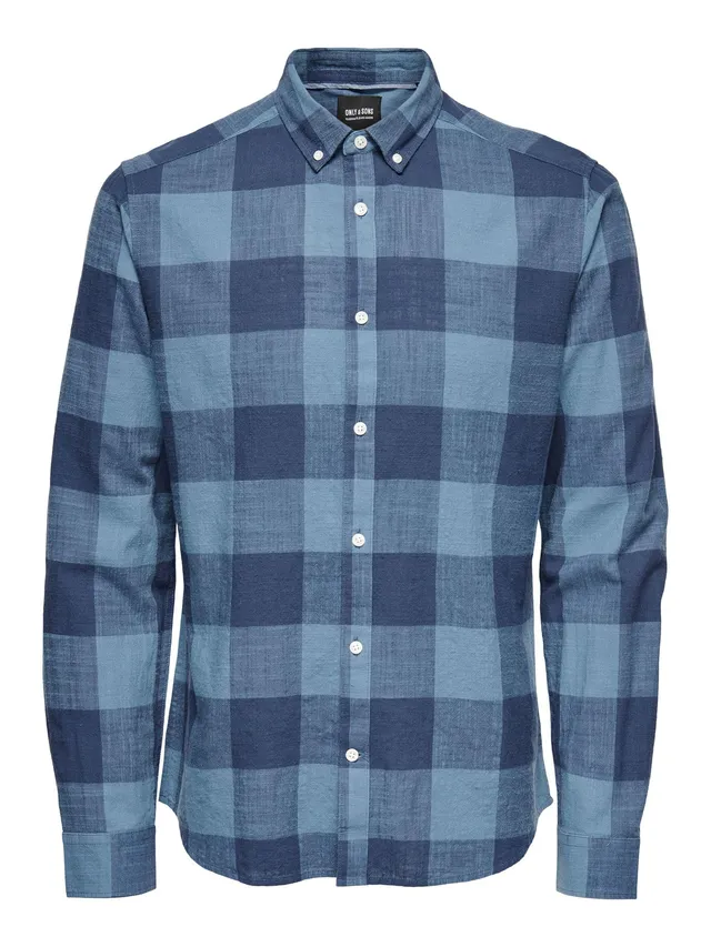 Only & Sons Big Dipper camicia quadri slim S