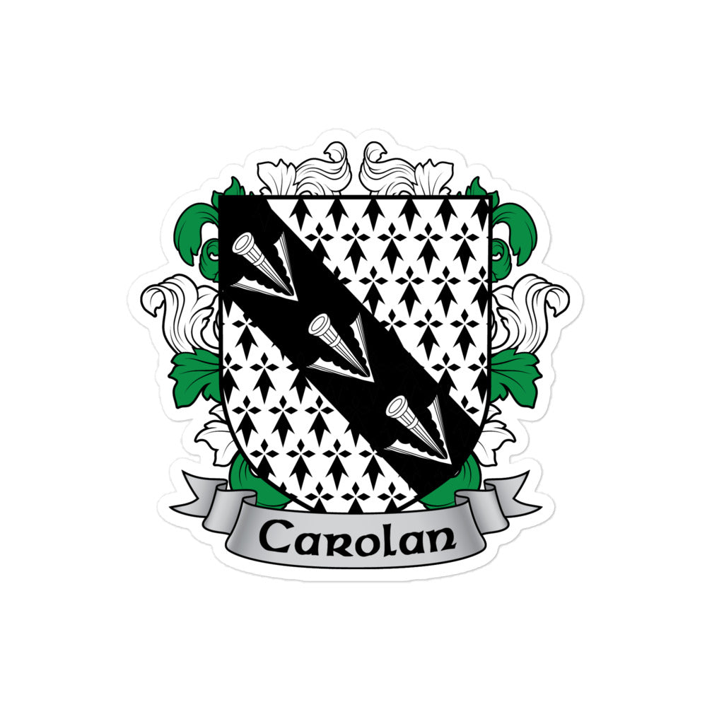 7.62 Design Carolan Coat of Arms Sticker Vinile 3x3 Stemma