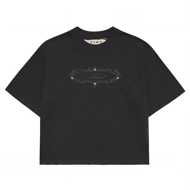 Tiat Rifugio Alchemical sigil black t-shirt nera uomo