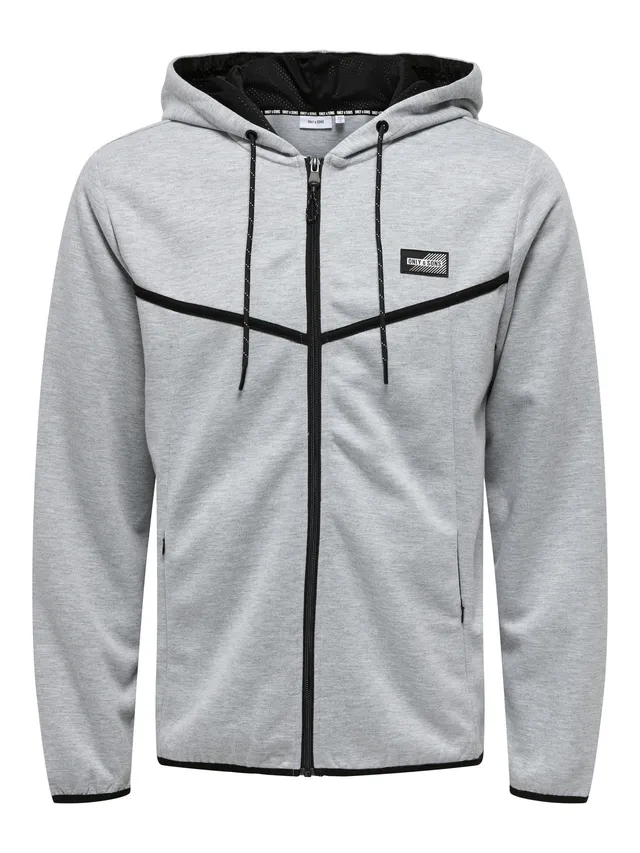 Only & Sons Onsliam Reg Felpa con Cappuccio XXL Nero Cotone