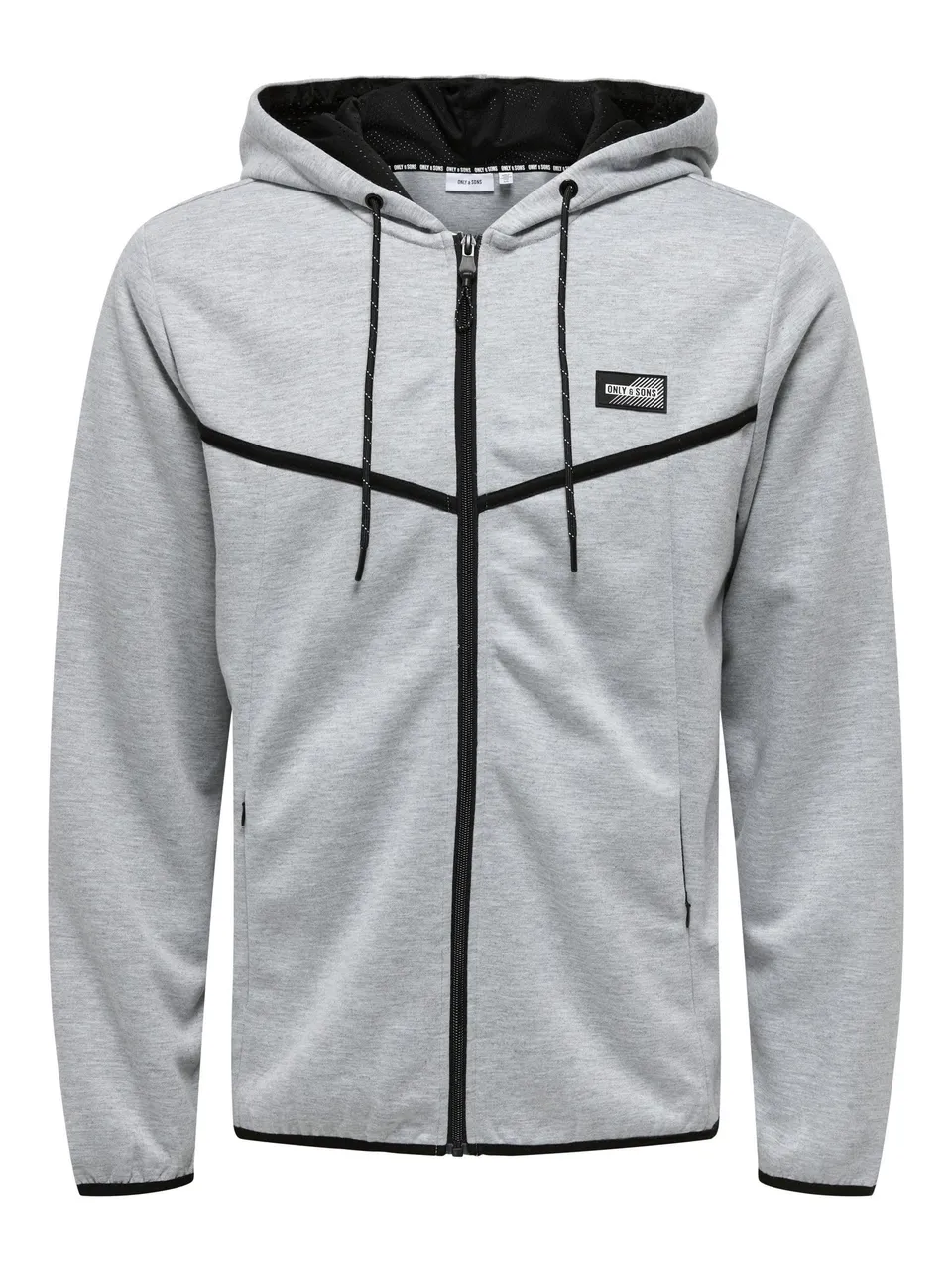 Only & Sons Onsliam Reg Felpa con Cappuccio XXL Nero Cotone