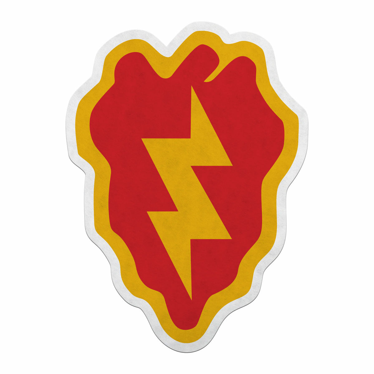 7.62 Design 25th Infantry Division gagliardetto feltro 46x33 cm