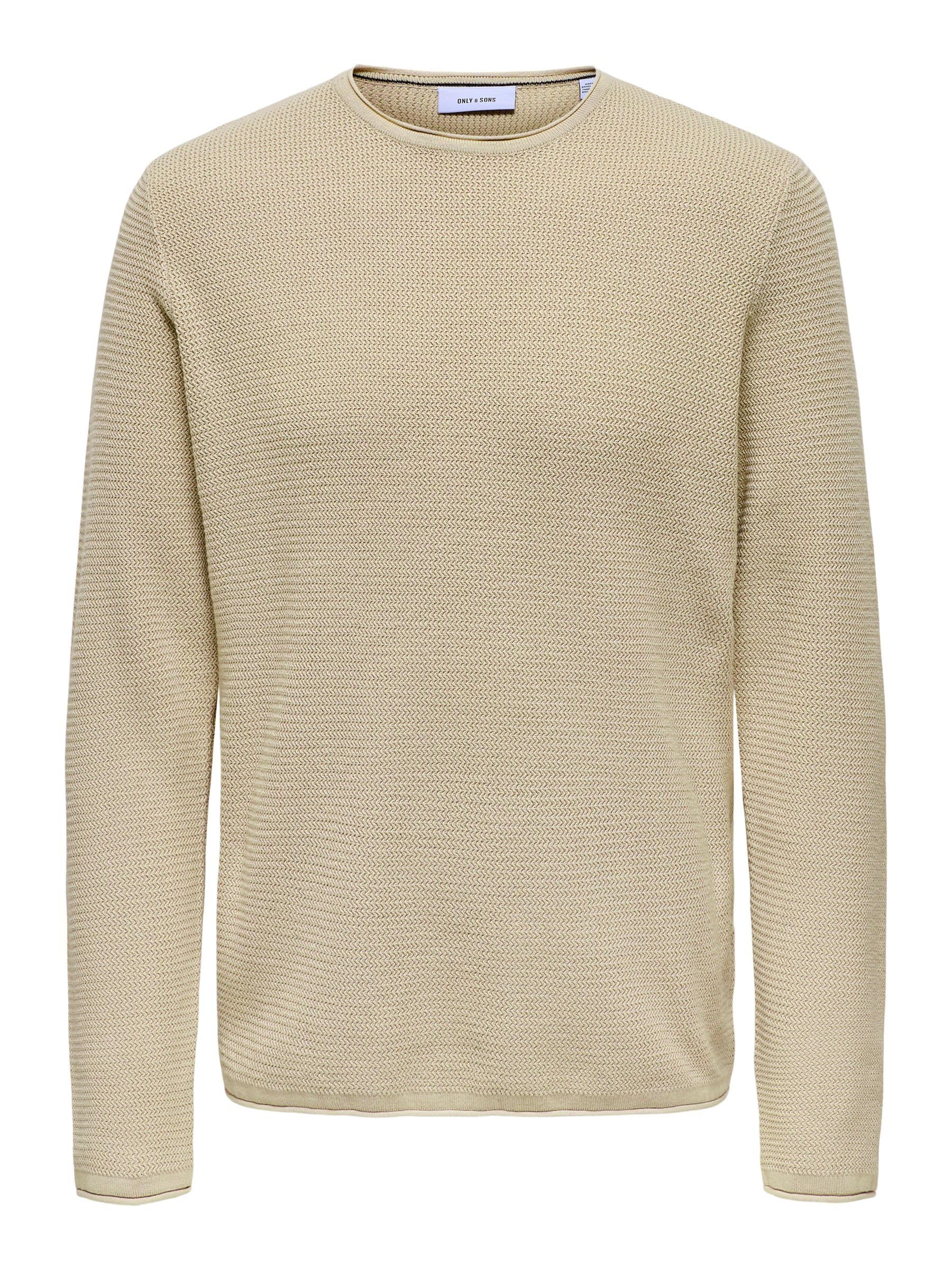 Only & Sons Onseric Pullover Maglione Uomo Nero Girocollo