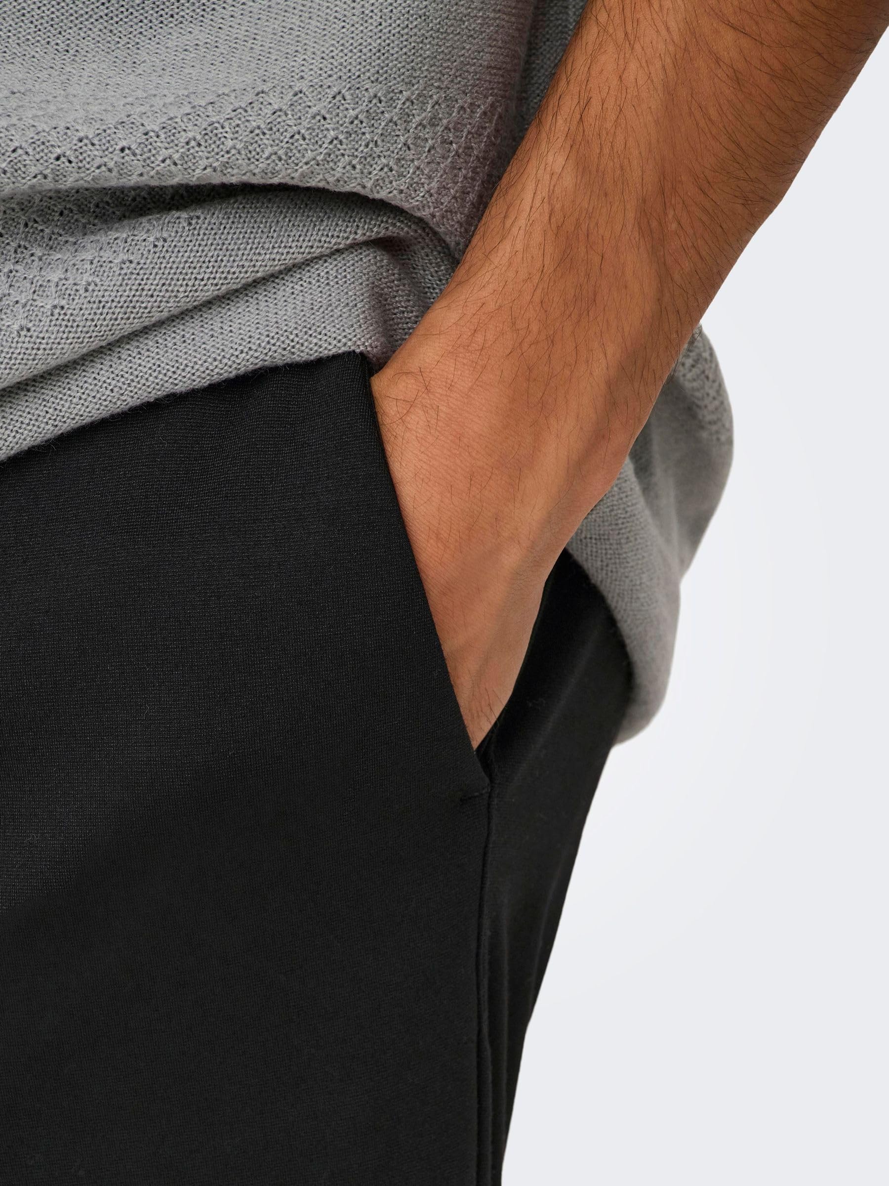 ONLY & SONS Onsmark 0209 Pantaloni Uomo 34W/30L Nero