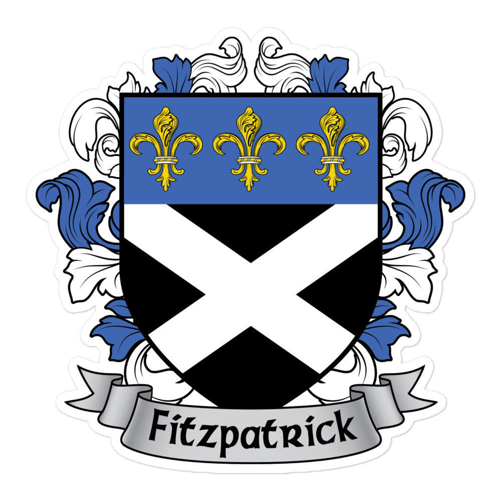 7.62 Design Fitzpatrick adesivo stemma irlandese 3x3 vinile