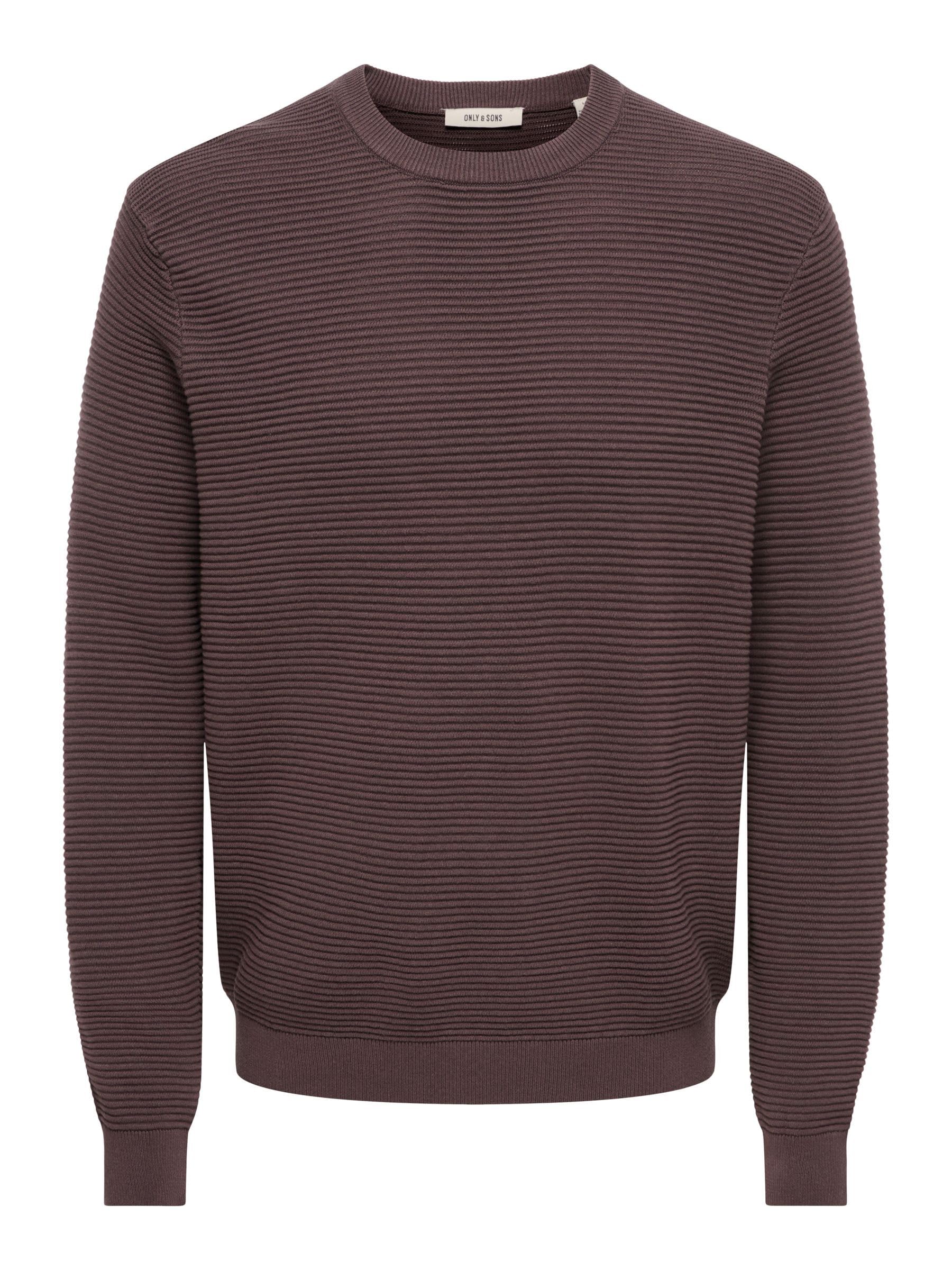Only & Sons Onsron pullover girocollo uomo tinta unita