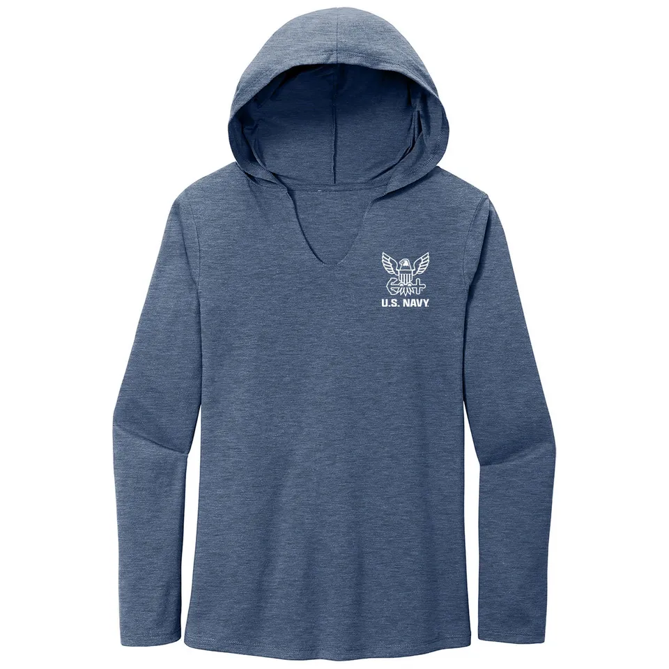7.62 Design Navy Logo Maglia Donna Cappuccio Navy Frost