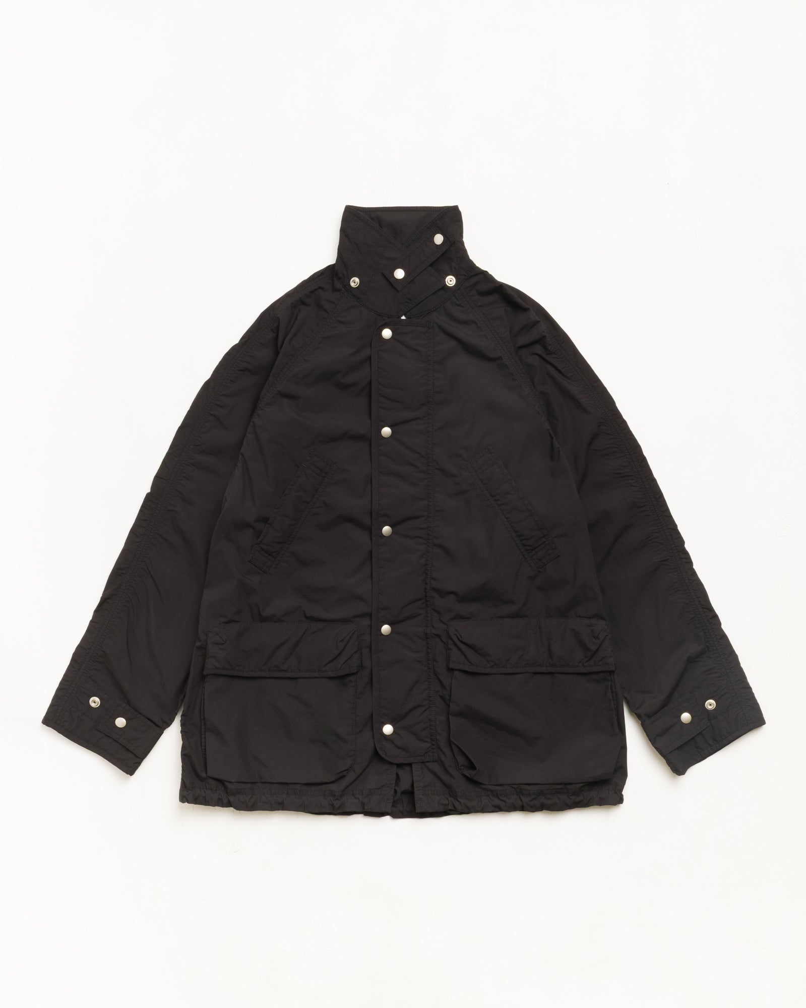 Stussy Lightweight Field Parka giacca parka nero cotone