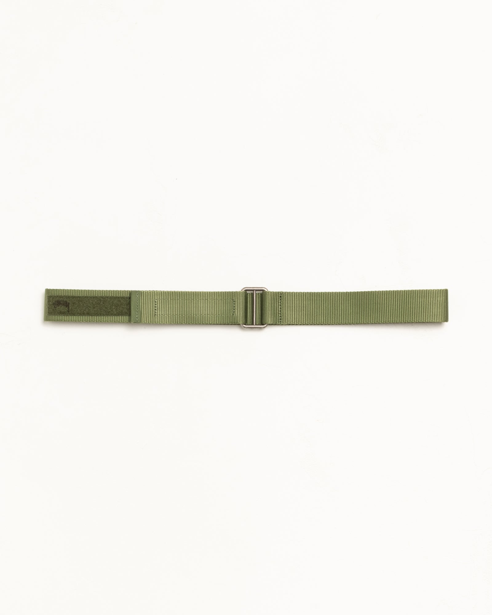 Stussy Utility cintura olive nylon fibbia metallo