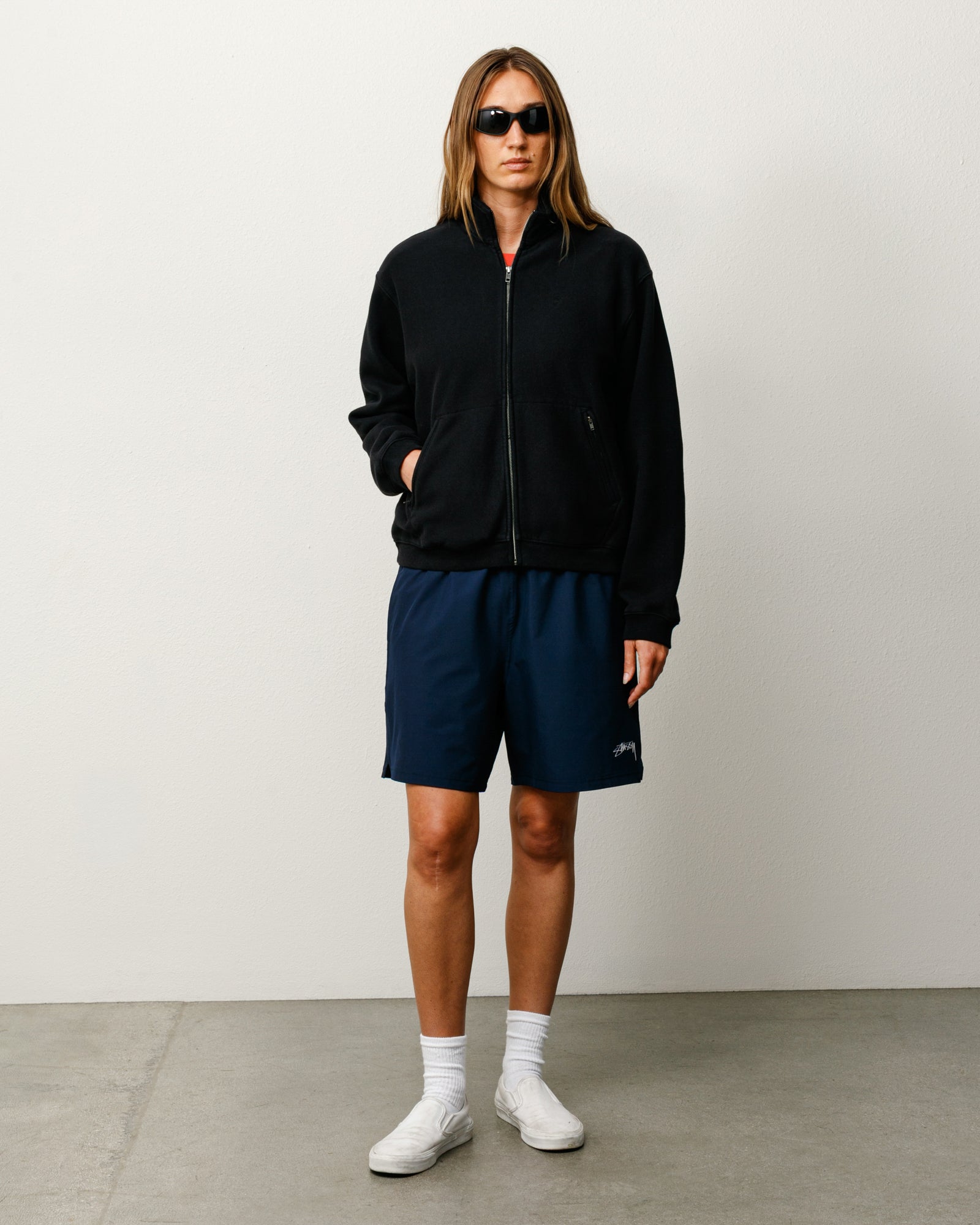 Stussy Sport Short pantaloncino Navy stretch UV