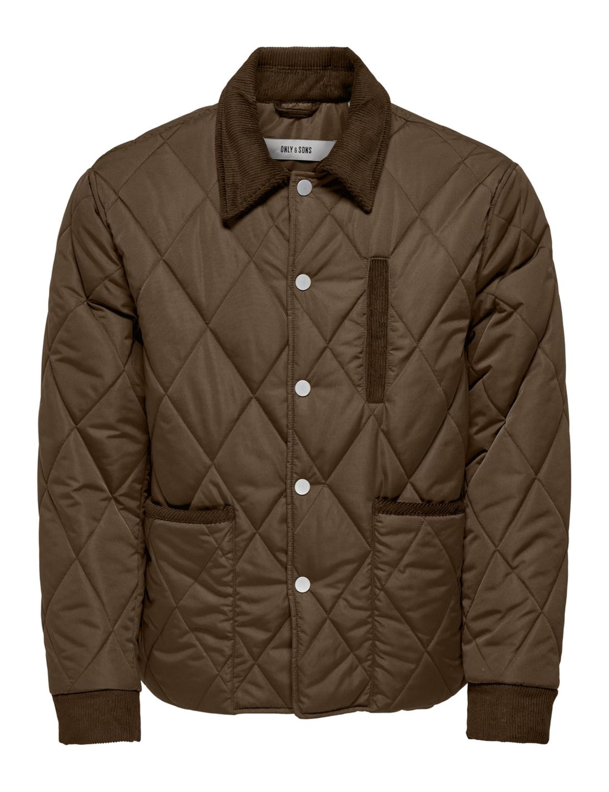 Only & Sons Onsjohnny Giacca Trapuntata Uomo Teak Taglia L
