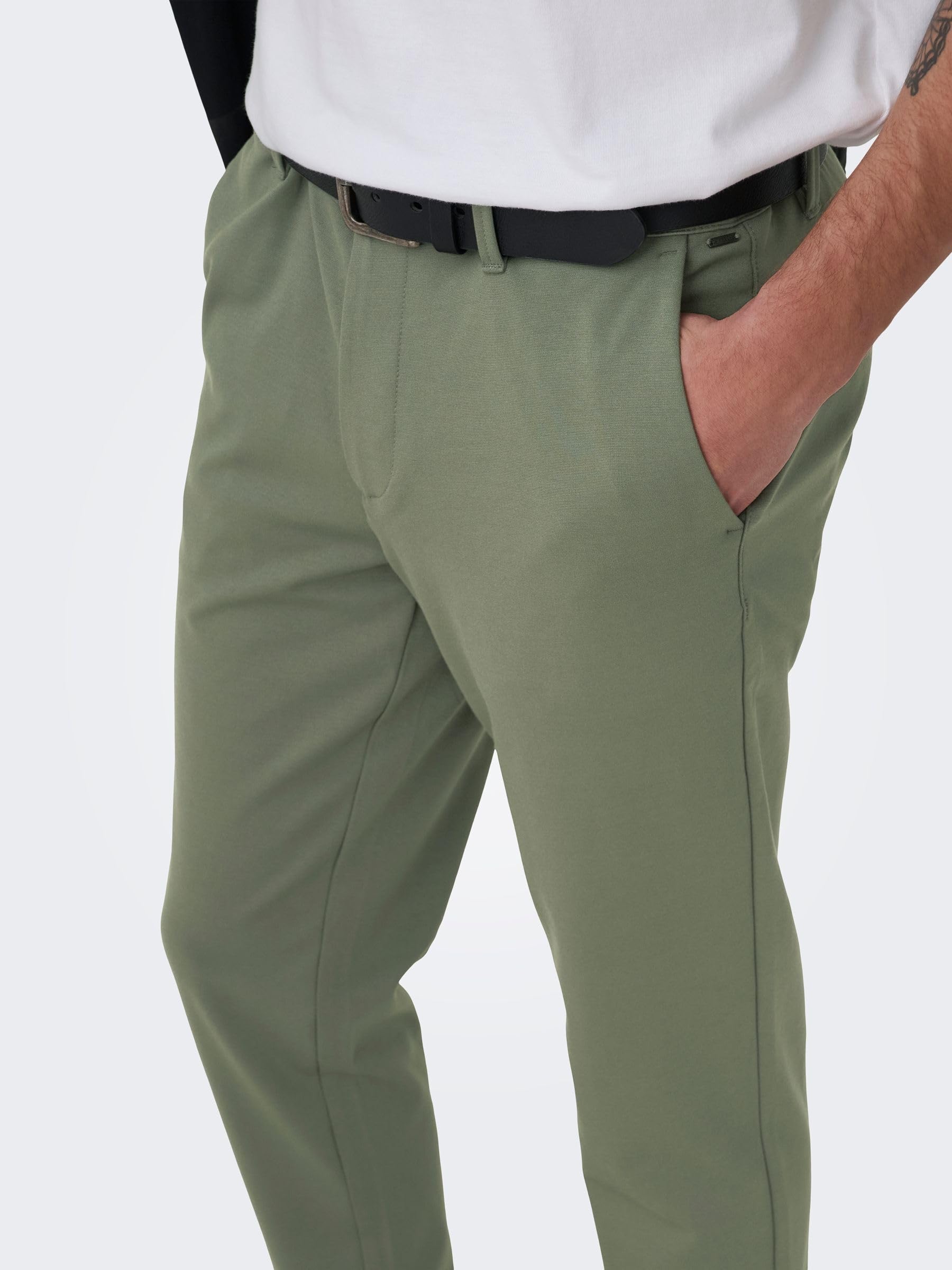Only & Sons Onsmark Slim 0209 Pantaloni Chino 29W/32L Grigio