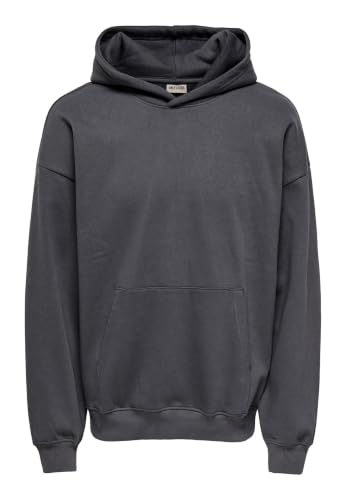 ONLY & SONS Onsturner Life VTG Felpa Verde L Uomo Cappuccio