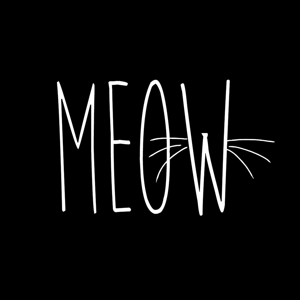 MAKAYA Meow maglietta donna in cotone taglia S
