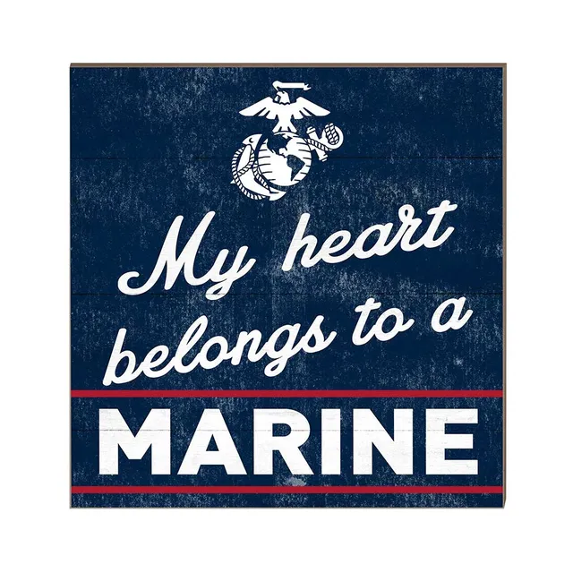 7.62 Design Marines targa legno 10x10 My Heart Belongs