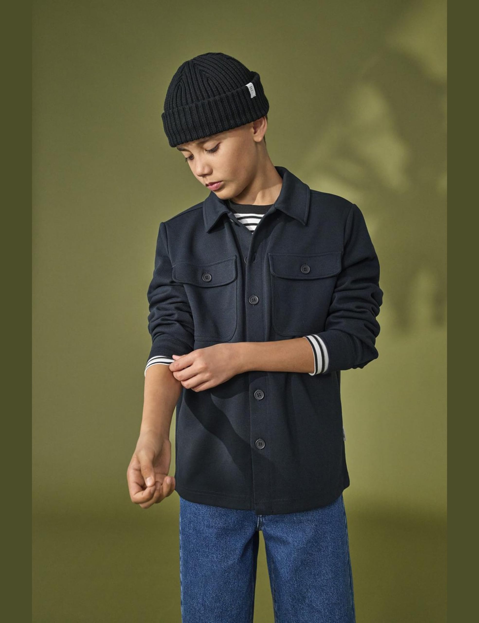 ONLY & SONS Osjnewkodyl Camicia 134 Dark Navy cotone