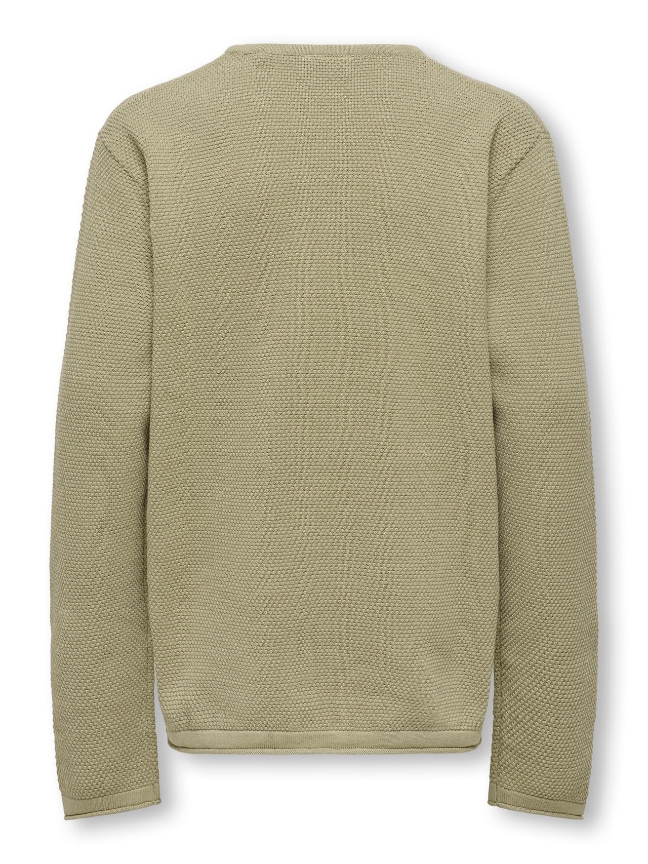 Only & Sons OSJPanter Pullover 110-116 grigio Chinchilla bimbo