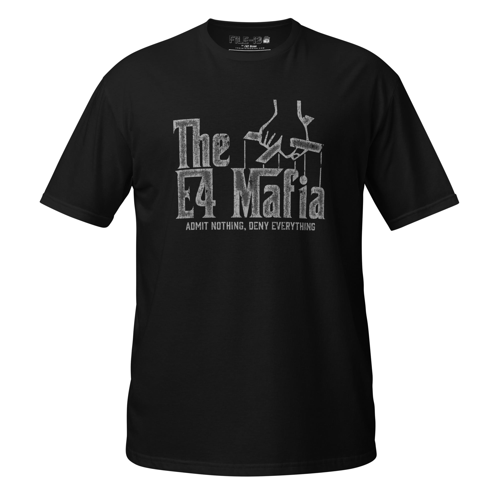 7.62 Design E-4 Mafia maglietta uomo nera cotone