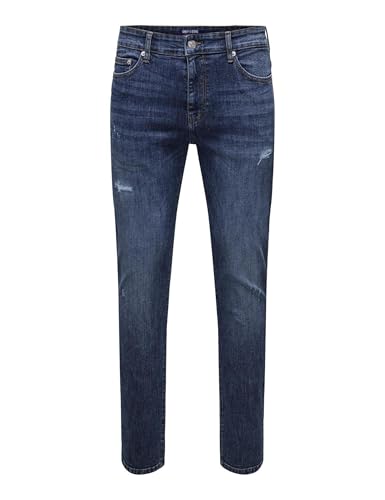 Only & Sons Onsloom Jeans Slim Destroy 1858 Uomo 28W/32L