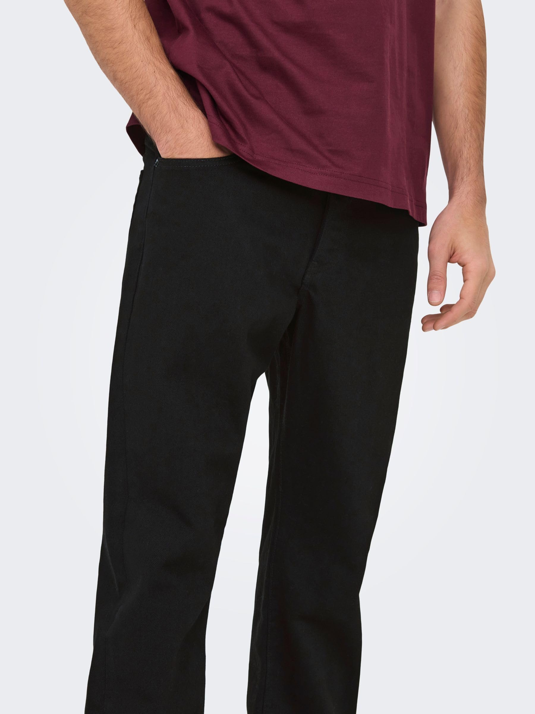ONLY & SONS Onsedge Jeans Uomo 29W/30L Straight Vita Media