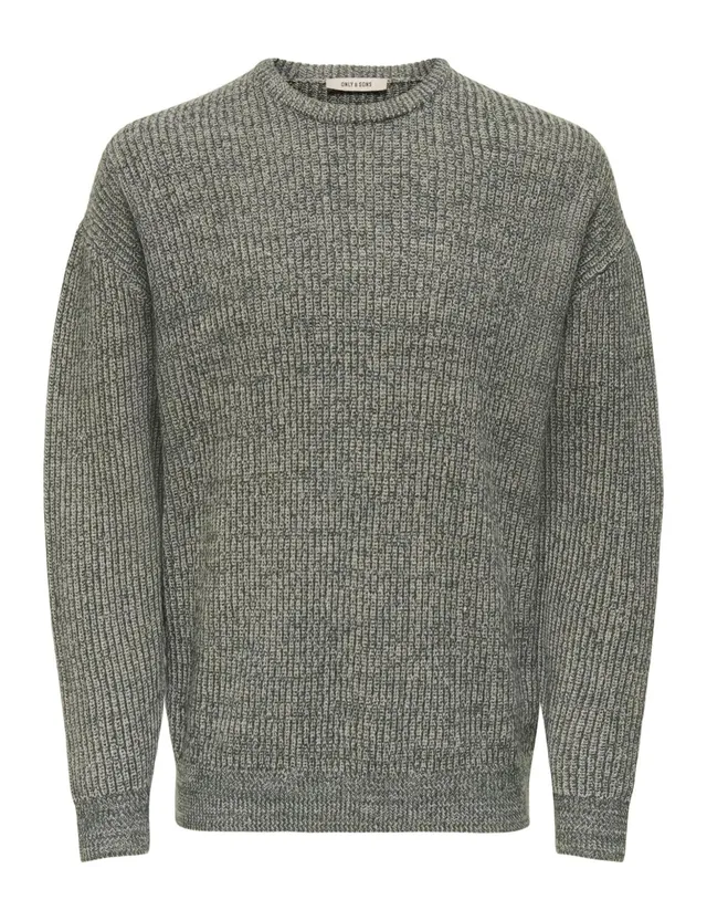 Only & Sons Onsjoe Maglione Uomo Girocollo XXL Nero Maglia