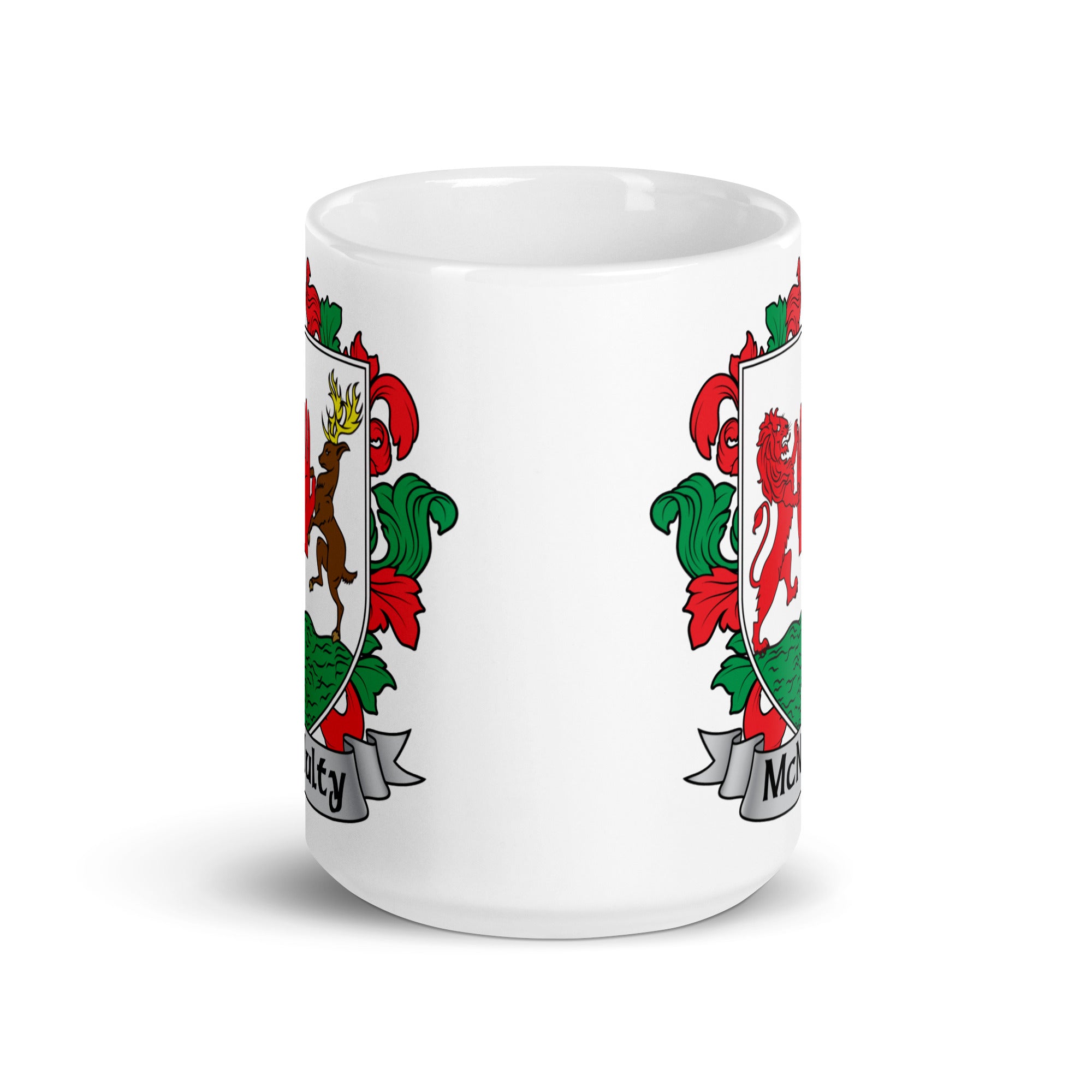 7.62 Design McNulty Irish Crest Mug ceramica 15oz stemma