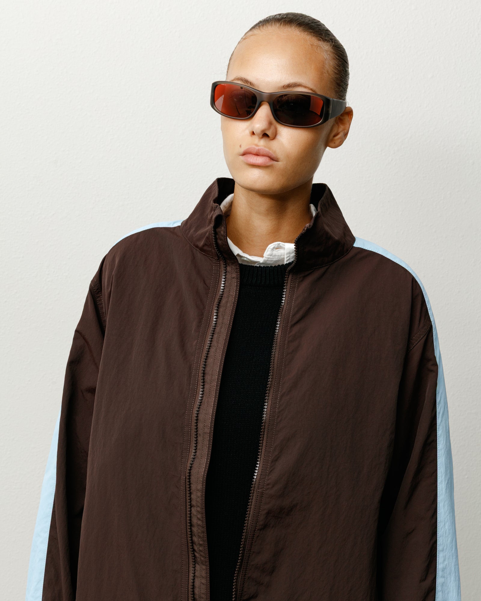Stussy Mikey Sunglasses Occhiali Frost Smoke Lente Rossa