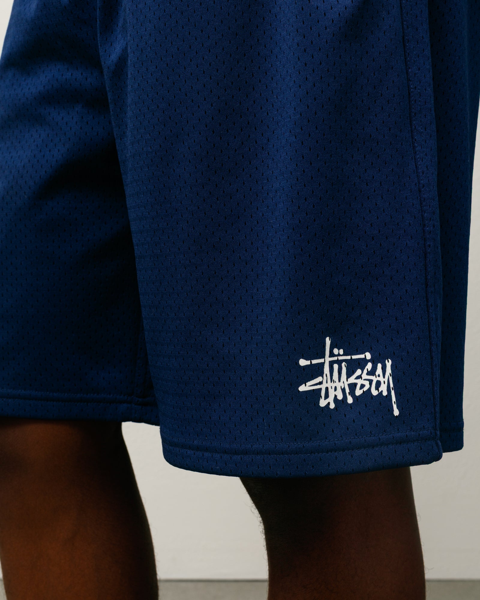 Stussy Basic Mesh Short pantaloncini blue poliestere
