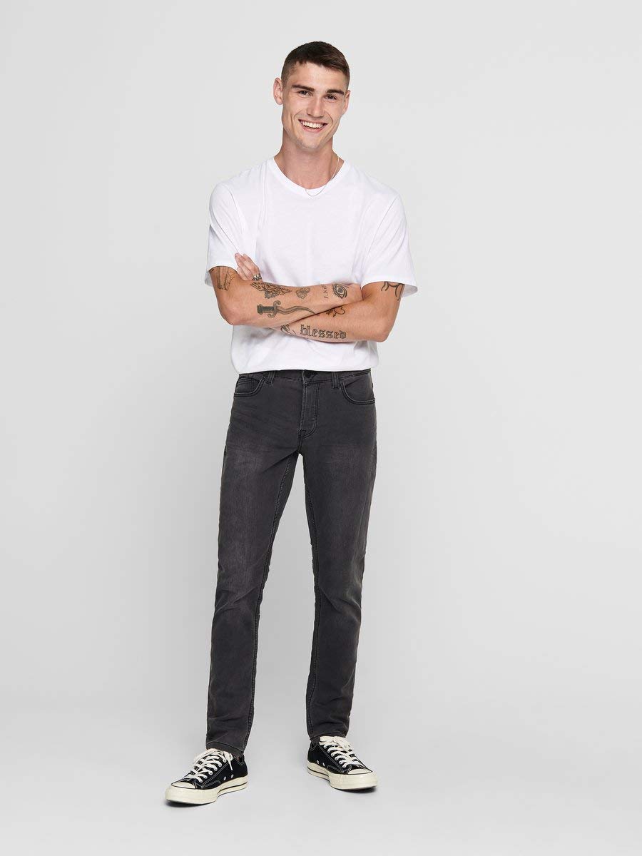 ONLY & SONS Jeans Uomo Slim Stretch Comfort Blu