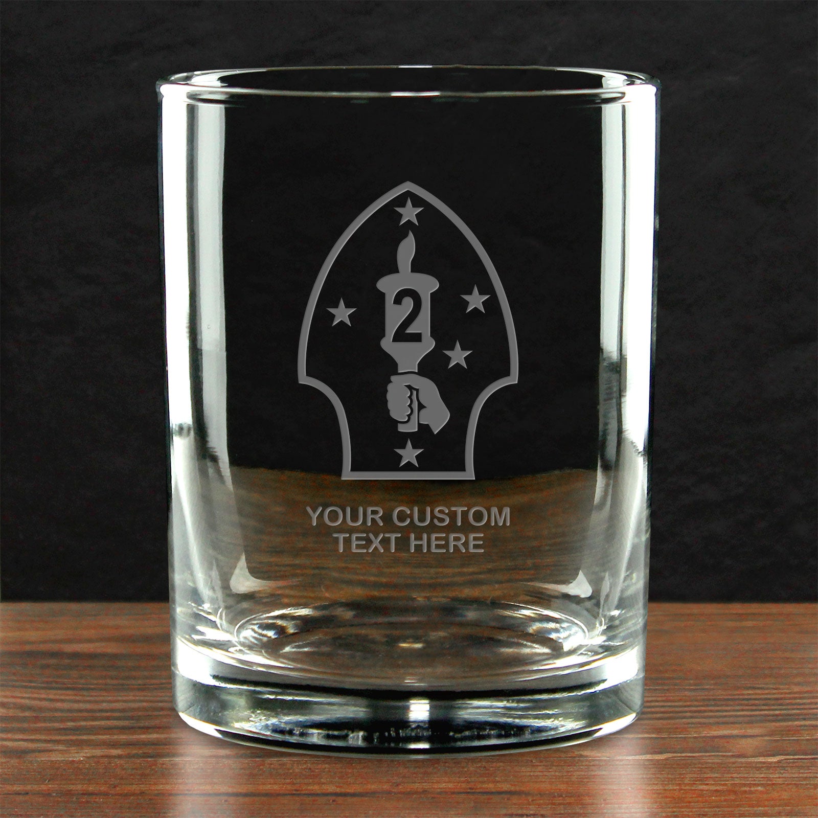 7.62 Design USMC Build Your Glass bicchiere whisky 40cl personalizzato