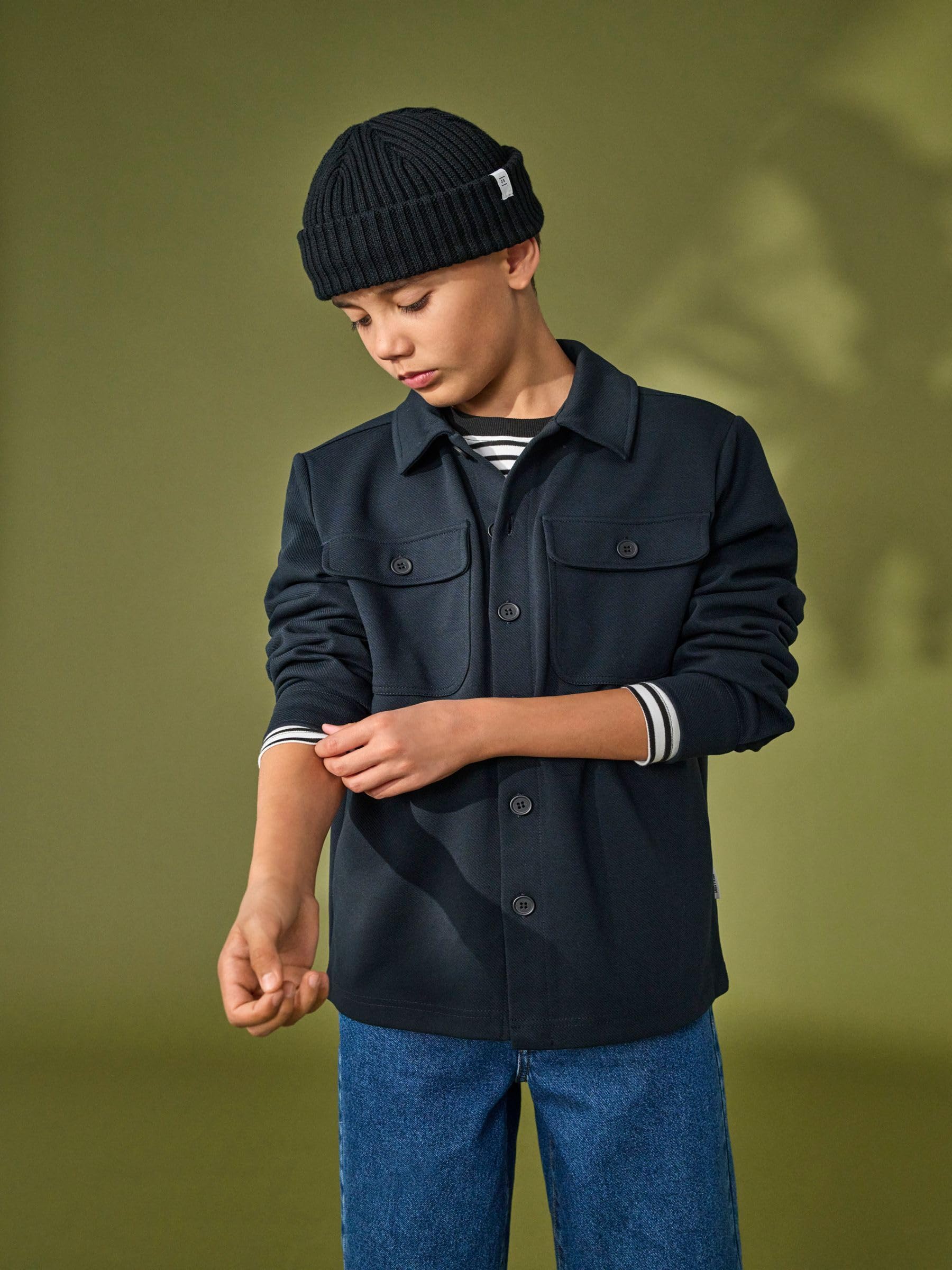 ONLY & SONS Osjnewkodyl Camicia 134 Dark Navy cotone