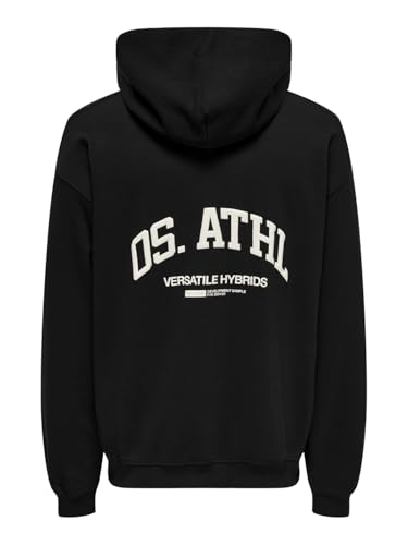 ONLY & SONS Felpe Felpa Cappuccio Uomo Jersey Felpato