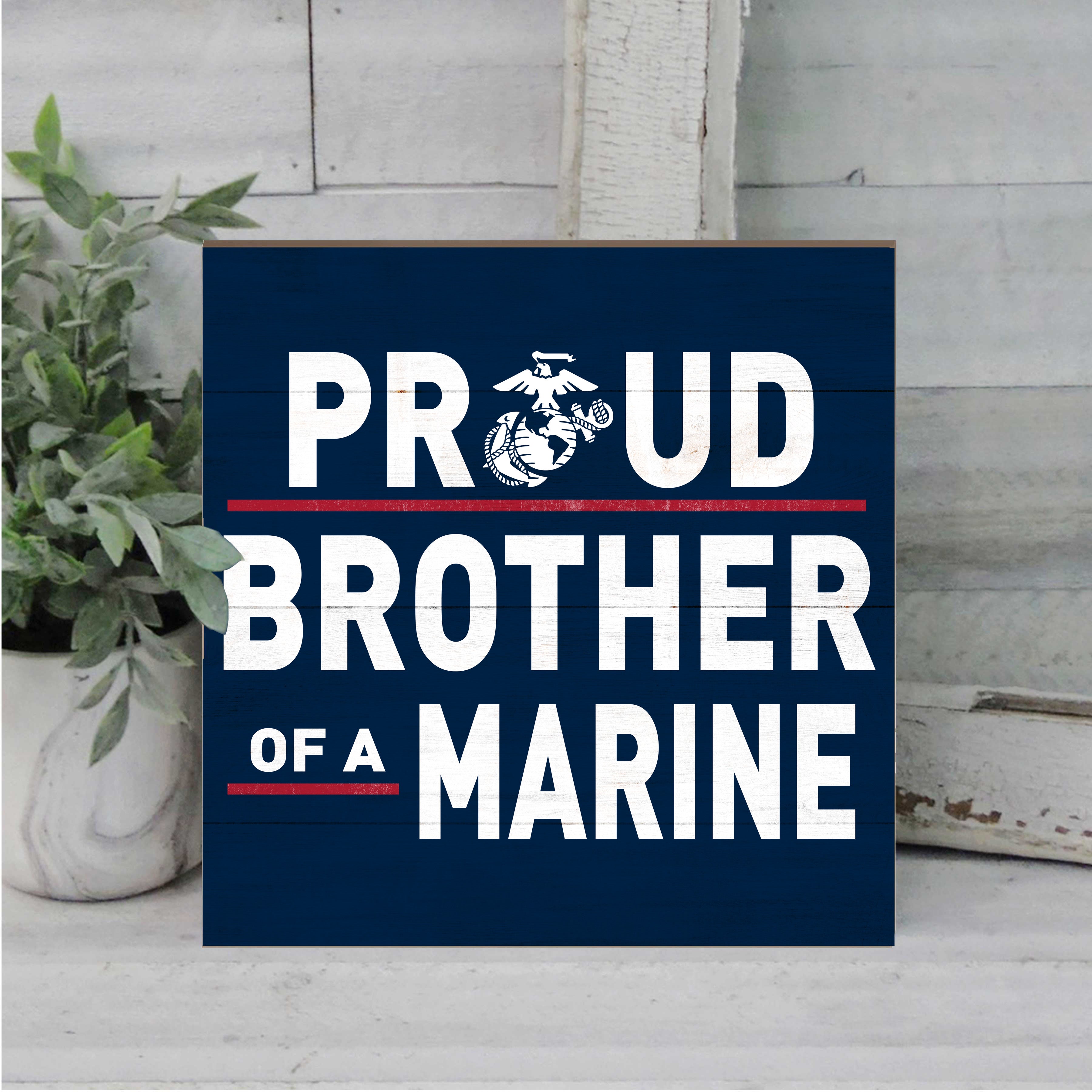 7.62 Design USMC Proud Family insegna legno 10x10 pollici