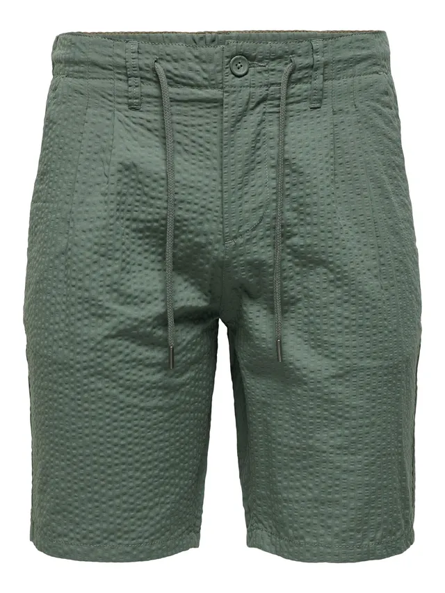ONLY & SONS Onsleo Regular shorts uomo Jet Black L