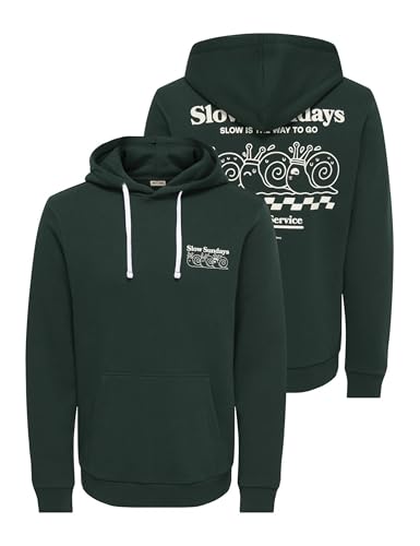 ONLY & SONS Onsceres Felpa Uomo Nero Girocollo