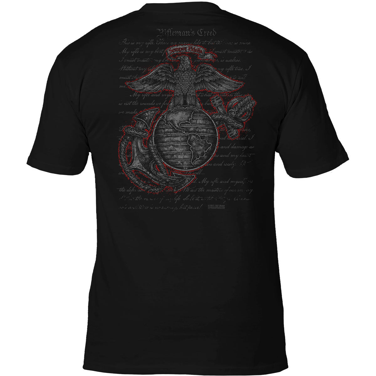 7.62 Design Rifleman's Creed maglietta nera cotone L
