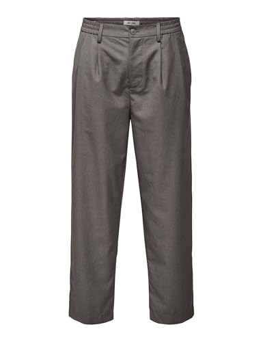Only & Sons Onsgenova 0380 Pantaloni Uomo Nero Tailored