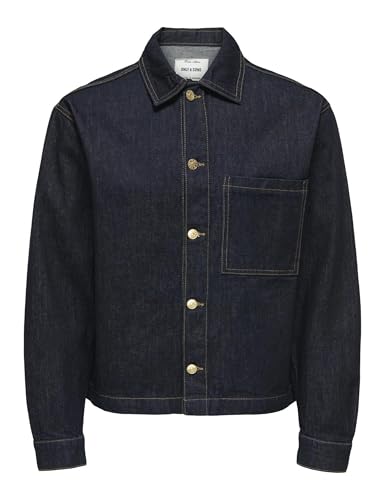 Only & Sons Onssprick Giacca Denim Uomo L Nero