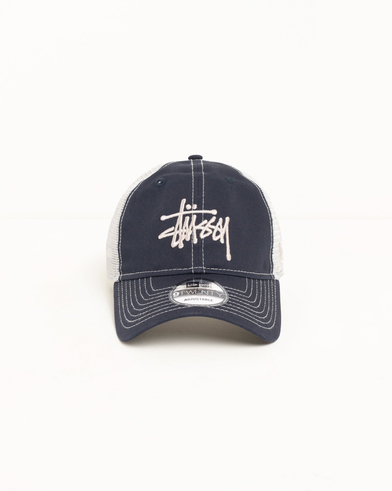Stussy 9Twenty Basic Trucker cappello navy cotone