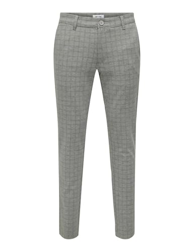 Only & Sons Onsmark Check 020918 Pantaloni 32W/32L Fog Forest