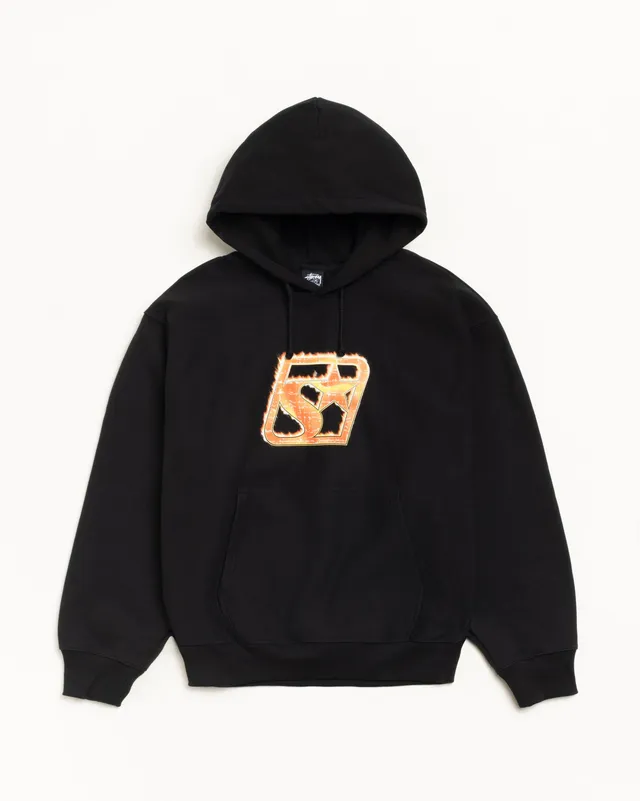 Stussy Blaze Hoodie felpa Black 430gsm taglia L