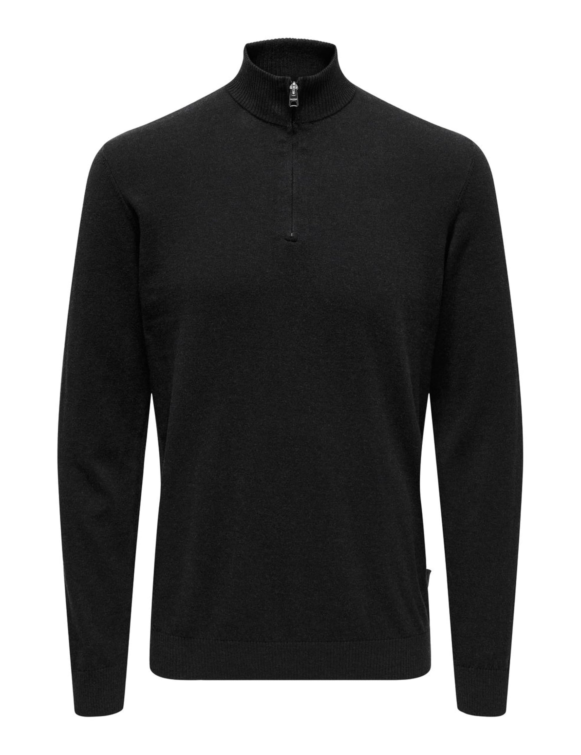 Only & Sons Onsloui Maglia Uomo Mezza Zip Azzurra L