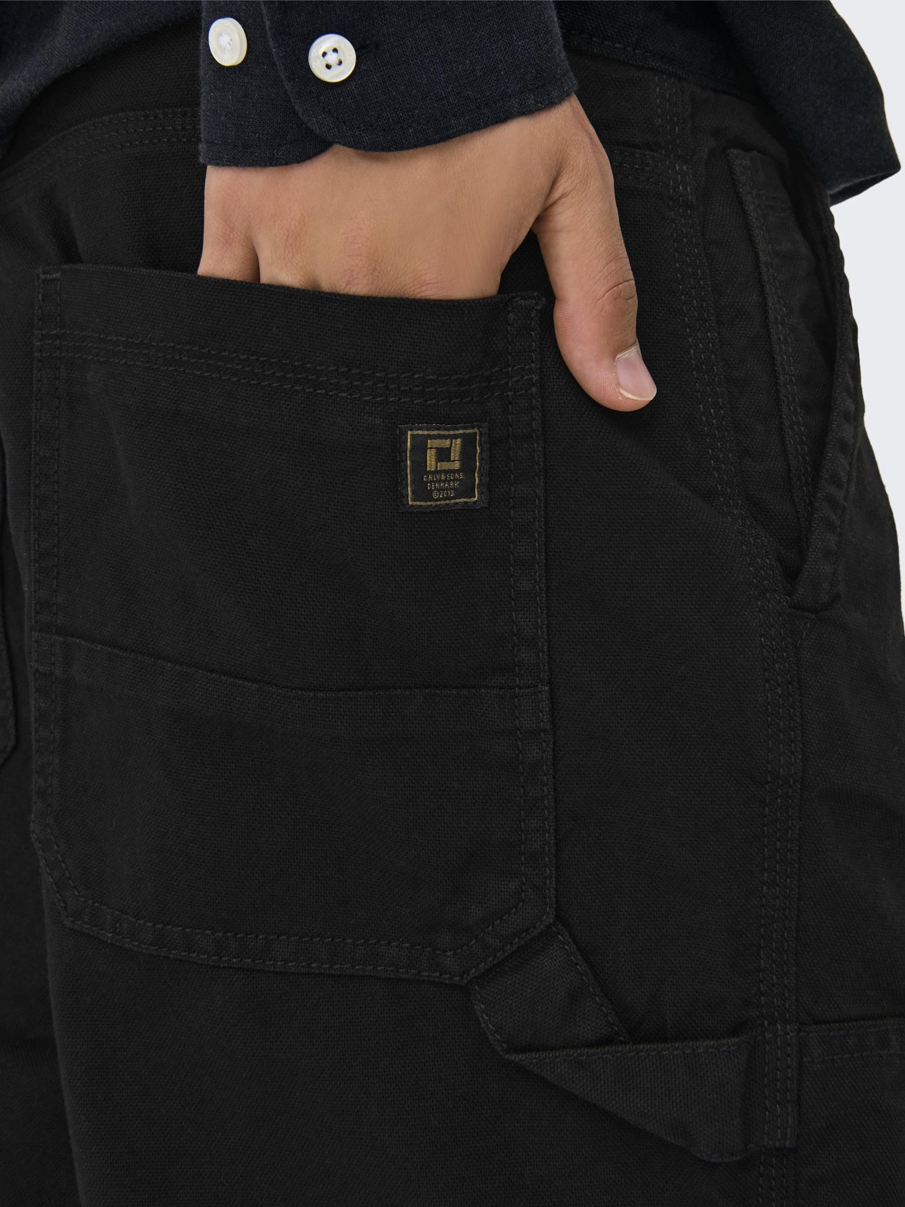 Only & Sons Onsedge Loose shorts uomo vita alta