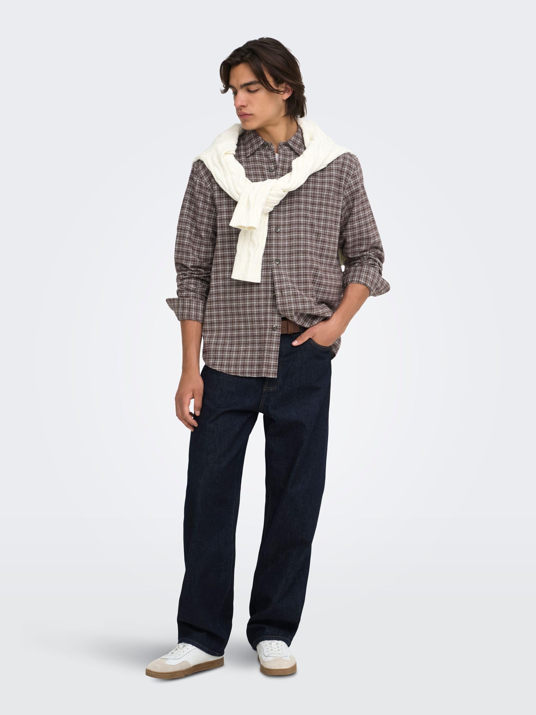 ONLY & SONS Onsgudmund Camicia a quadri Canteen M