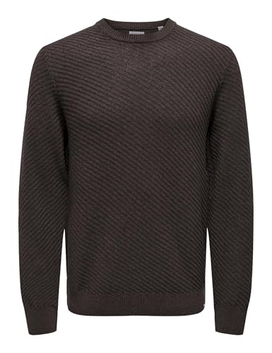 ONLY & SONS Onsfoster maglione girocollo blu marine maglia uomo