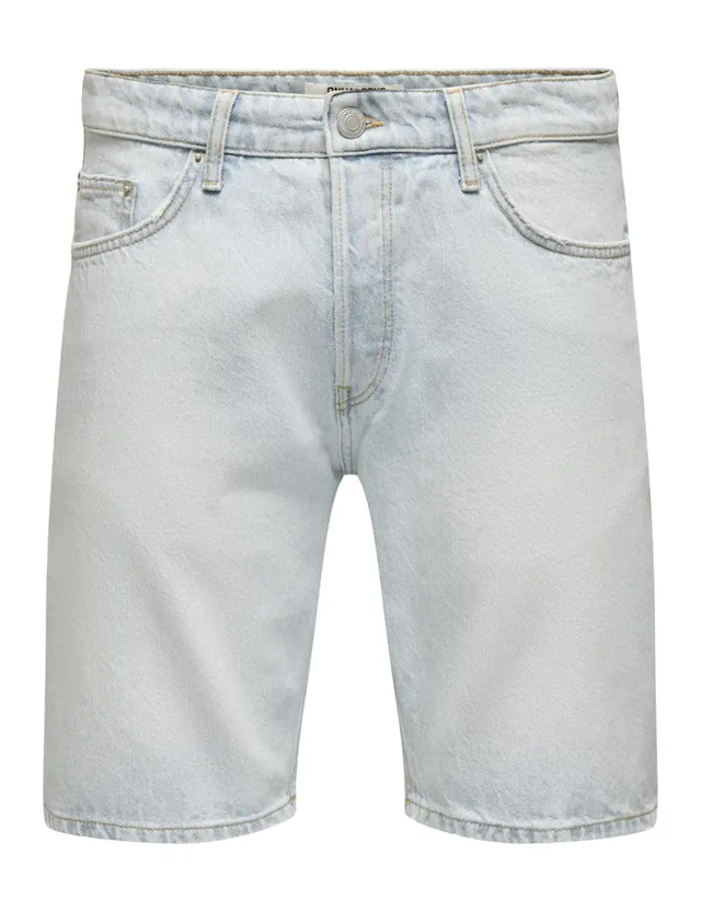 Only & Sons OnsEdge LB 3662 DOT DNM Pantaloncini Uomo XS Denim